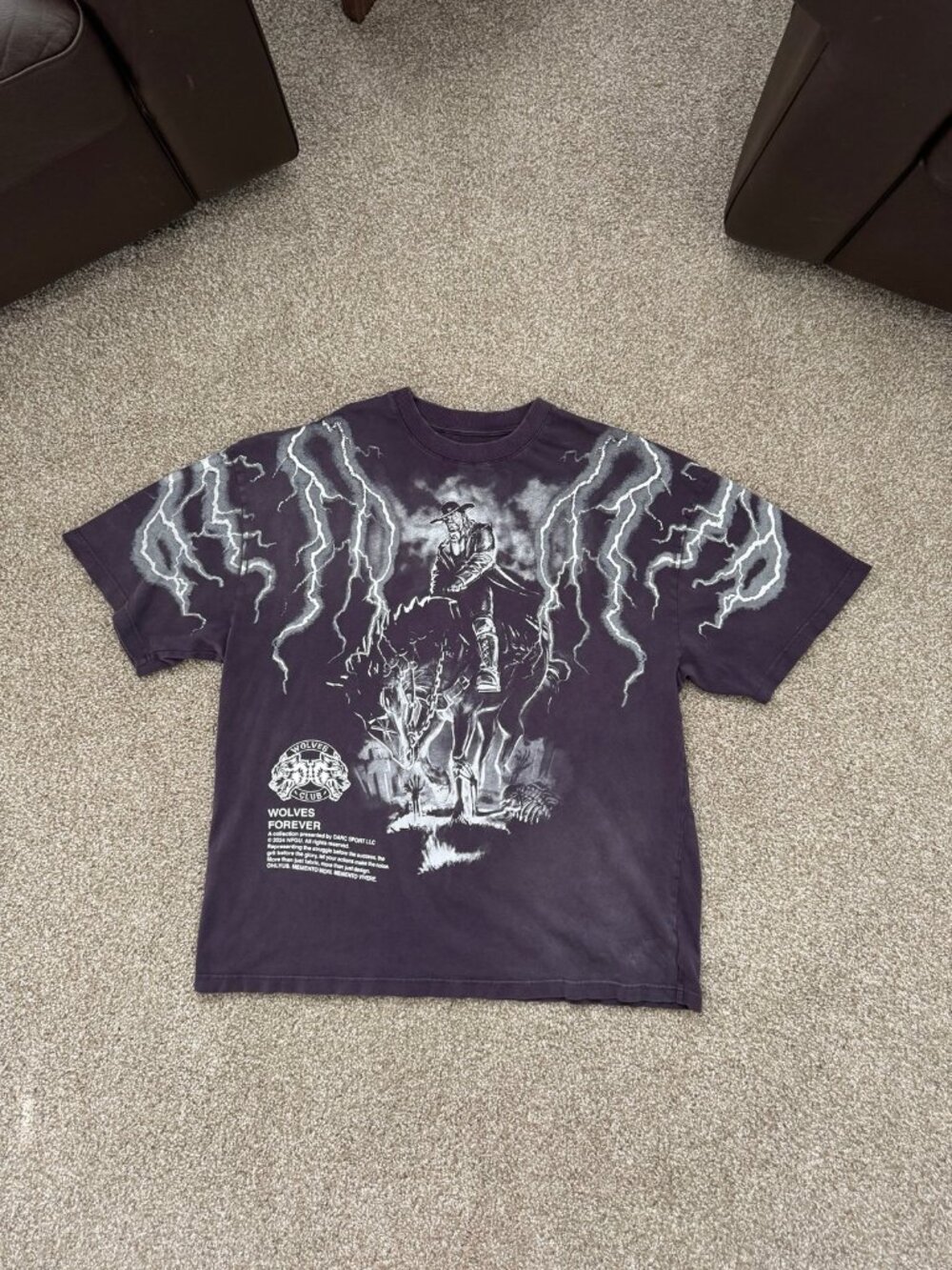 Darc Sport Wolves Club WWE Undertaker T-Shirt XXL Limited to 1000 Oversized AOP